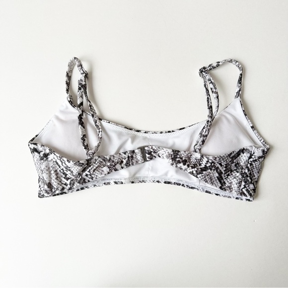 GARAGE grey snake bikini top - Picture 2 of 3